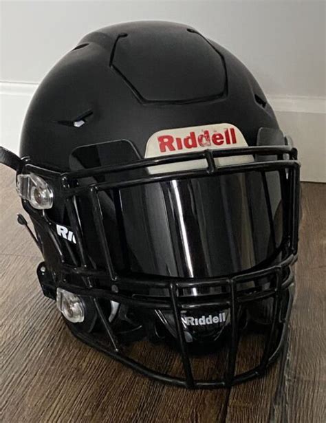 dark visor football helmet